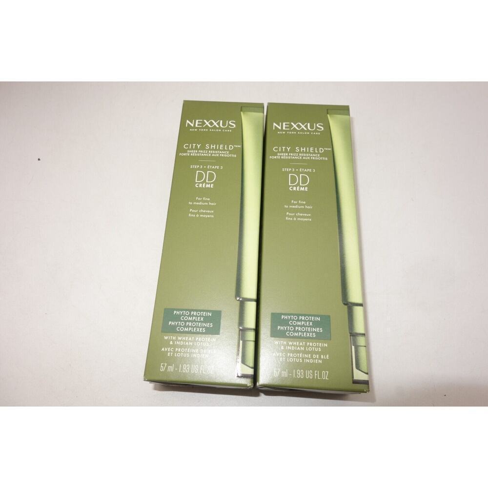 2 Pack of NEW NEXXUS CITY SHIELD Step 3 DD Creme for Fine to Medium Hair 1.93 oz